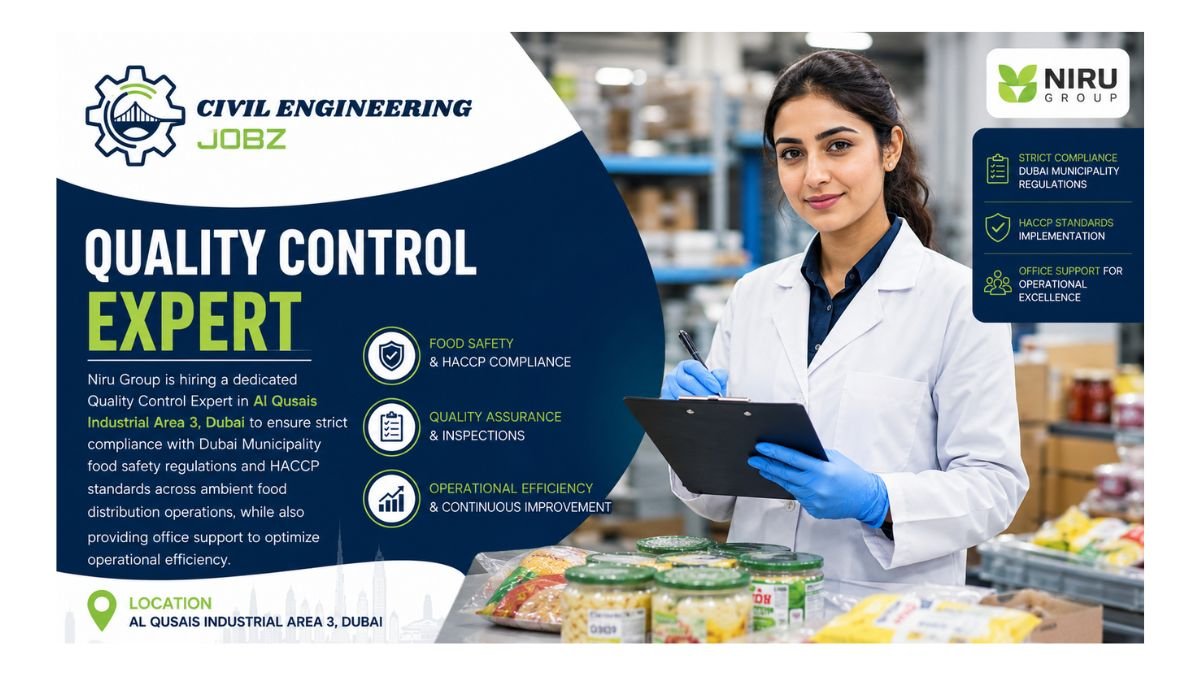 Quality Control Expert Jobs Dubai 2026