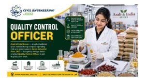 Quality Control Officer Jobs Ajman UAE 2026