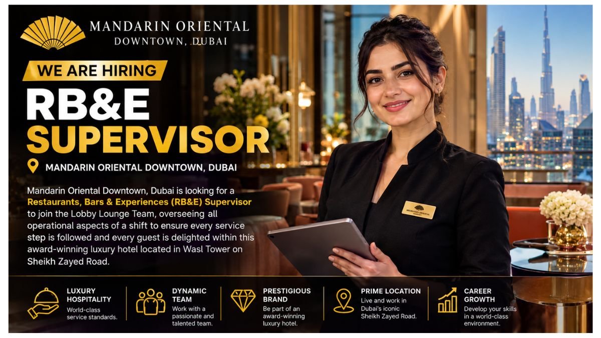 RB&E Supervisor Jobs Dubai 2026