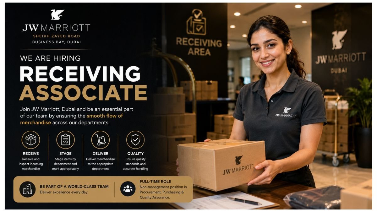 Receiving Associate Jobs UAE 2026