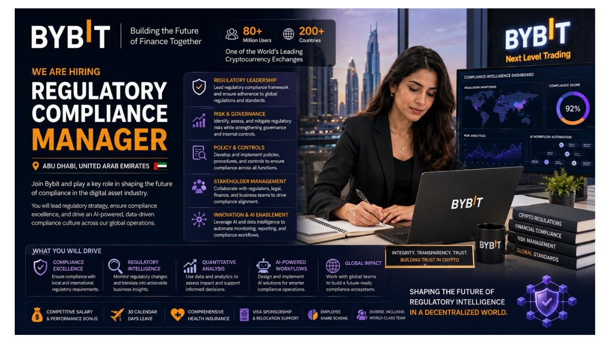 Regulatory Compliance Manager Jobs Abu Dhabi UAE 2026