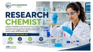 Research Chemist Jobs Abu Dhabi UAE 2026