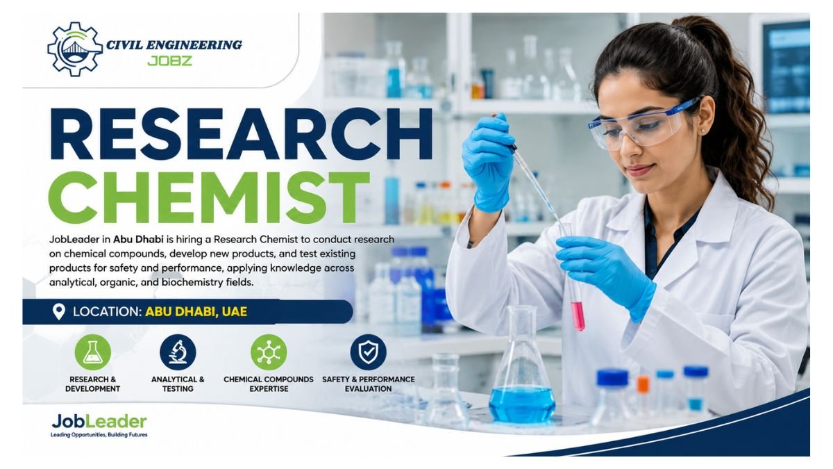 Research Chemist Jobs Abu Dhabi UAE 2026