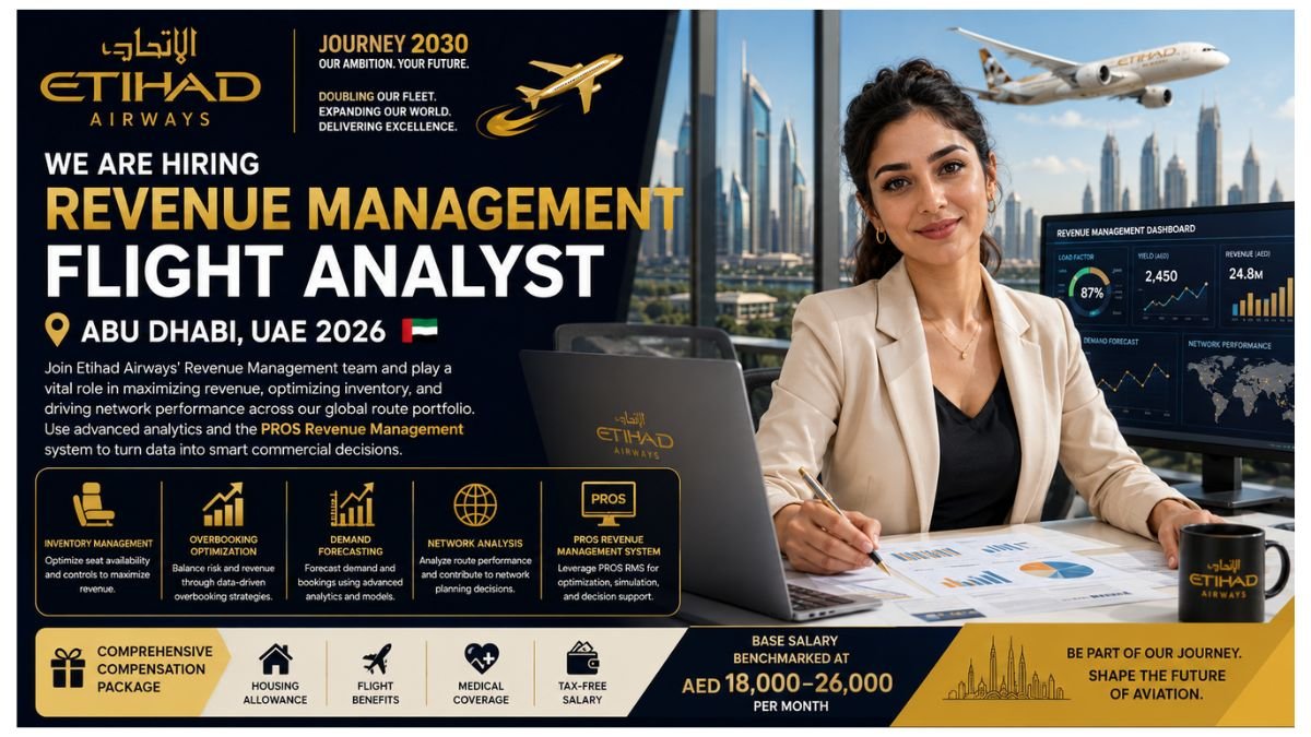 Revenue Management Flight Analyst Jobs Abu Dhabi UAE 2026