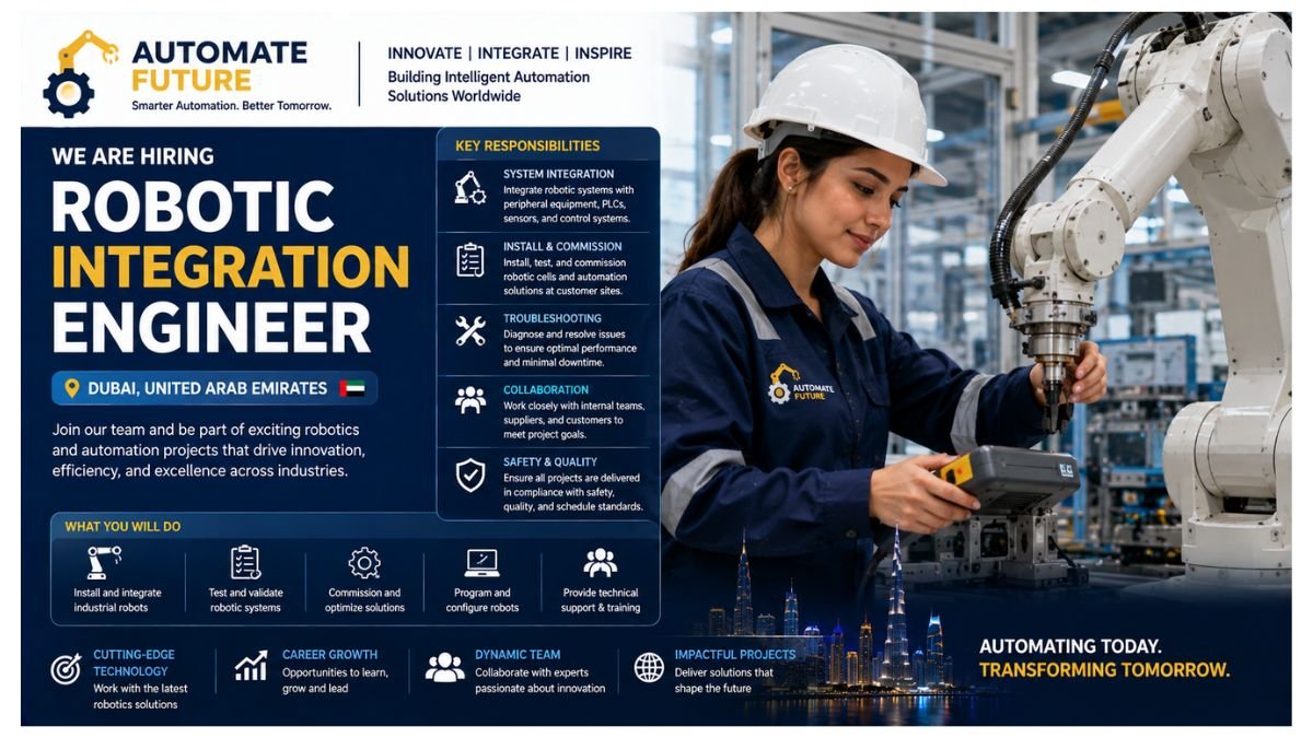 Robotic Integration Engineer Jobs Dubai 2026 