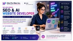 SEO & AI Website Developer Jobs UAE 2026 