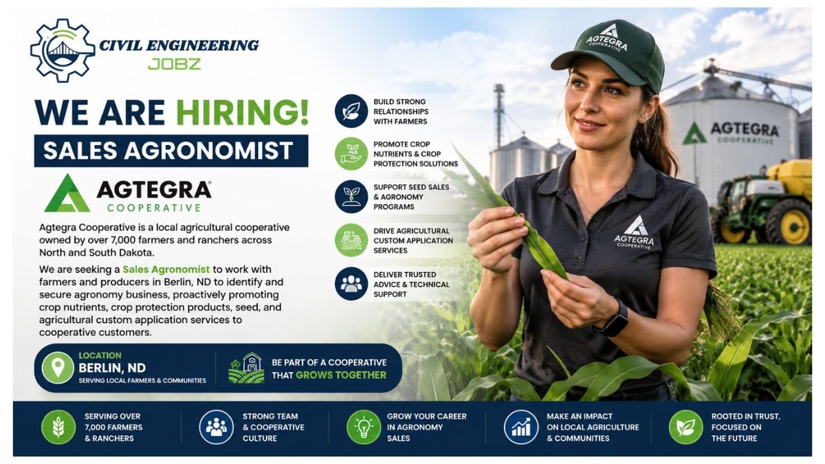 Sales Agronomist Jobs Berlin ND 2026