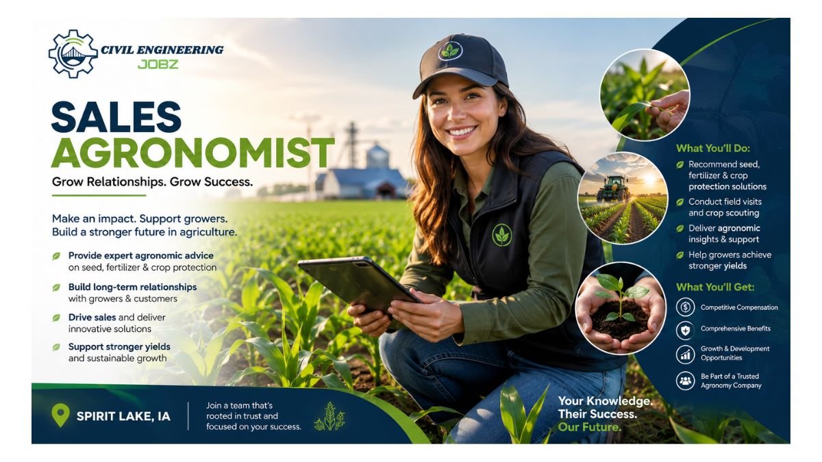 Sales Agronomist Jobs Spirit Lake IA 2026