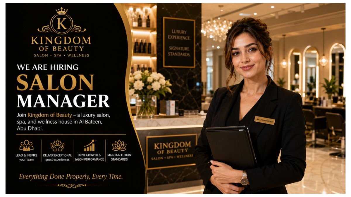Salon Manager Jobs Abu Dhabi 2026