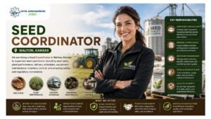 Seed Coordinator Jobs Walton KS 2026