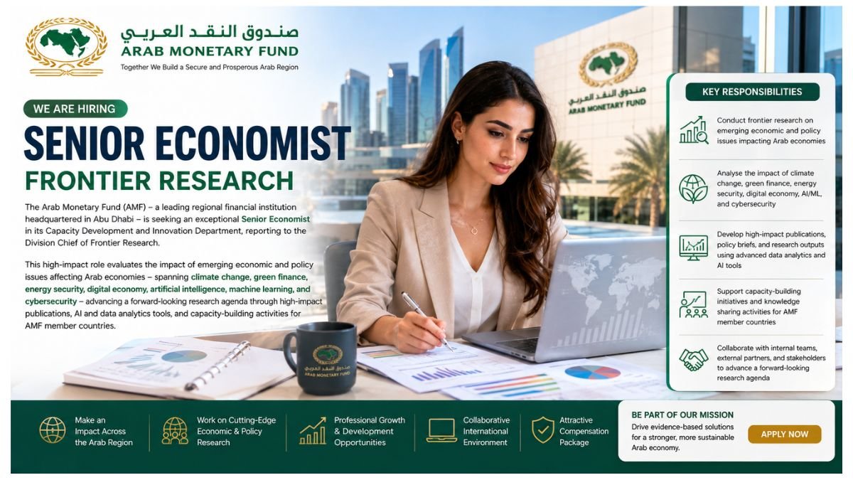 Senior Economist Frontier Research Jobs Abu Dhabi UAE 2026 