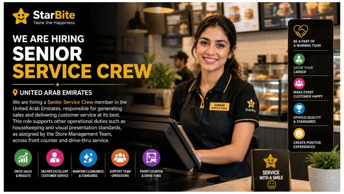 Senior Service Crew Jobs UAE 2026