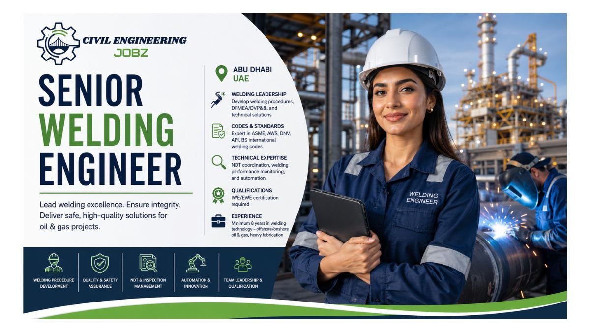 Senior Welding Engineer Jobs Abu Dhabi UAE 2026