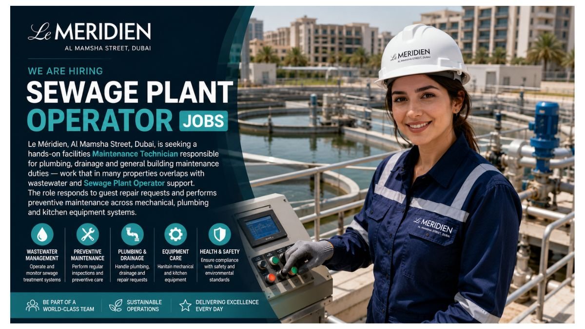 Sewage Plant Operator Jobs UAE 2026