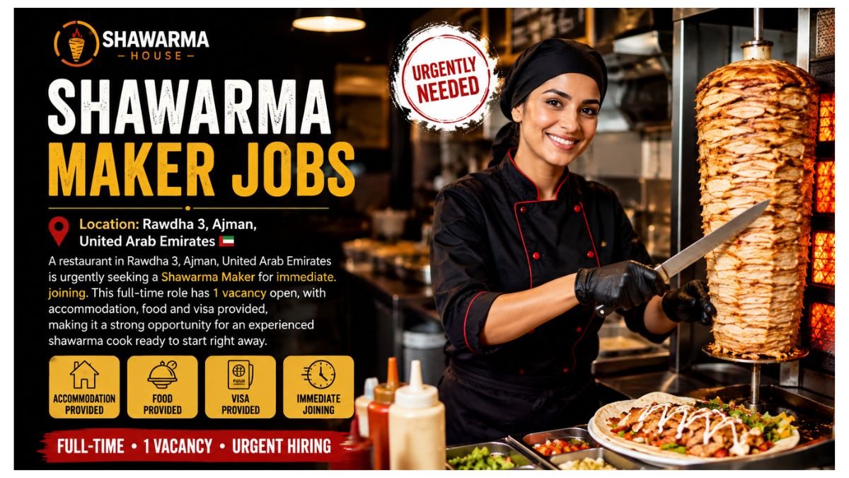Shawarma Maker Jobs UAE 2026