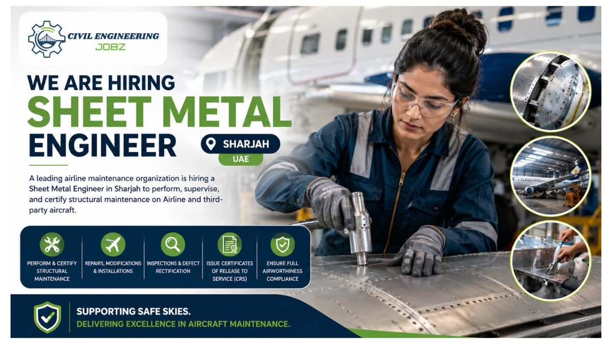 Sheet Metal Engineer Jobs Sharjah UAE 2026 