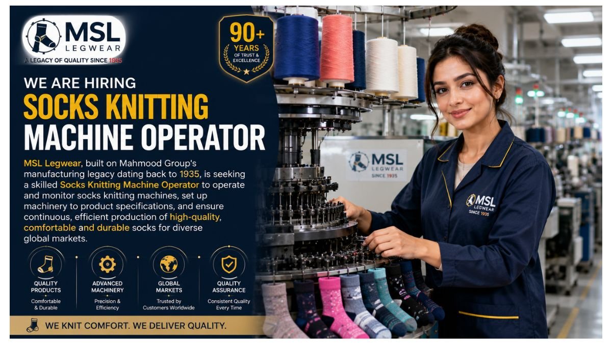 Socks Knitting Machine Operator Jobs UAE 2026