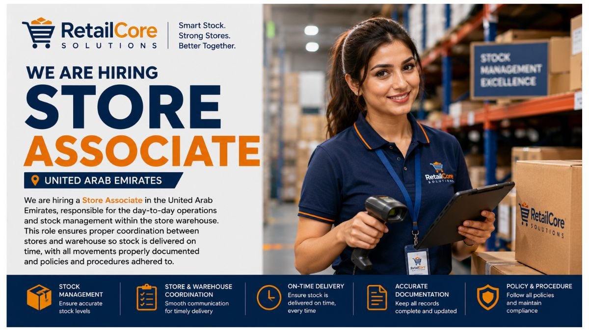 Store Associate Jobs UAE 2026