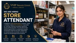 Store Attendant Jobs Jordan 2026