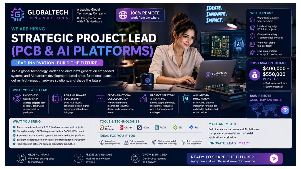 Strategic Project Lead PCB AI Platforms Remote Jobs UAE 2026 