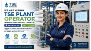 TSE Plant Operator Jobs UAE 2026 ﻿
