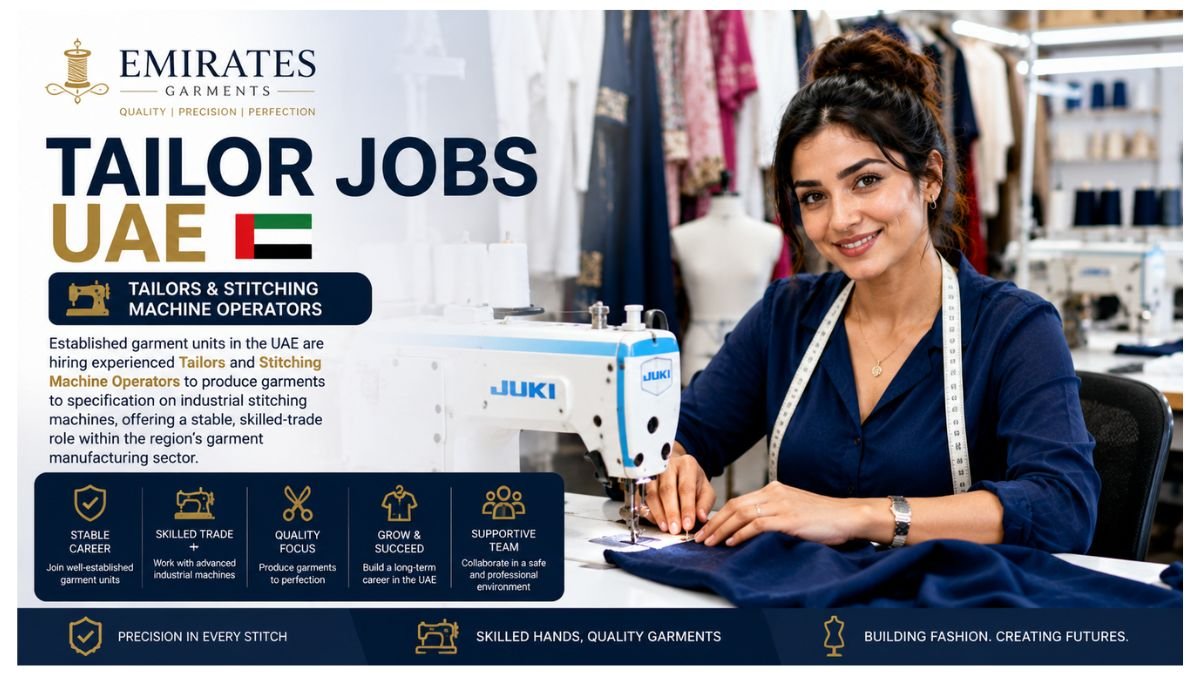 Tailor Jobs UAE 2026