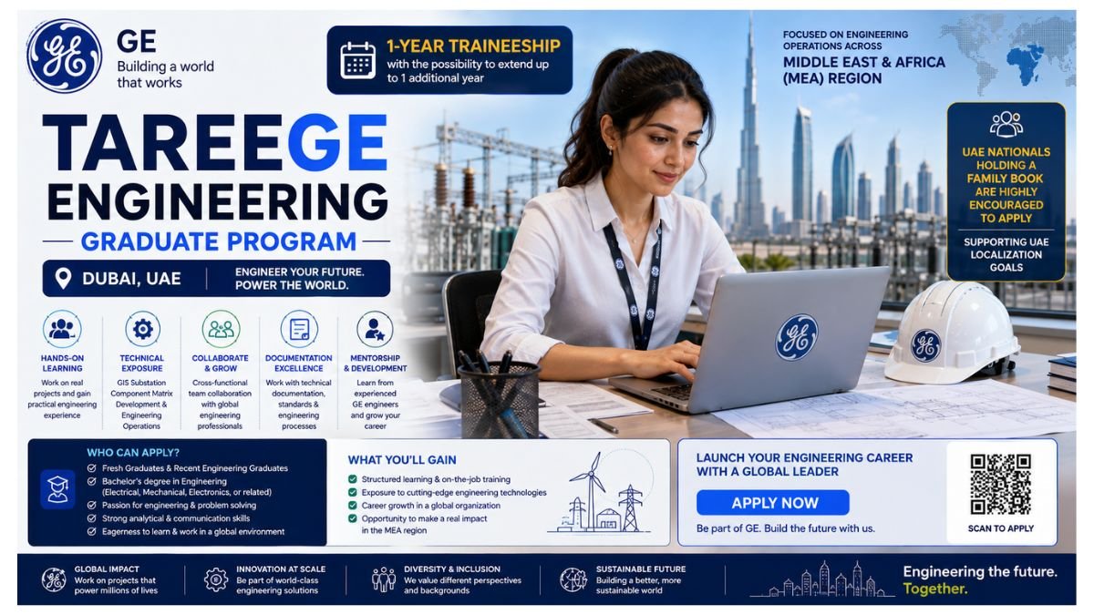 TareeGE Engineering Graduate Program Jobs Dubai UAE 2026