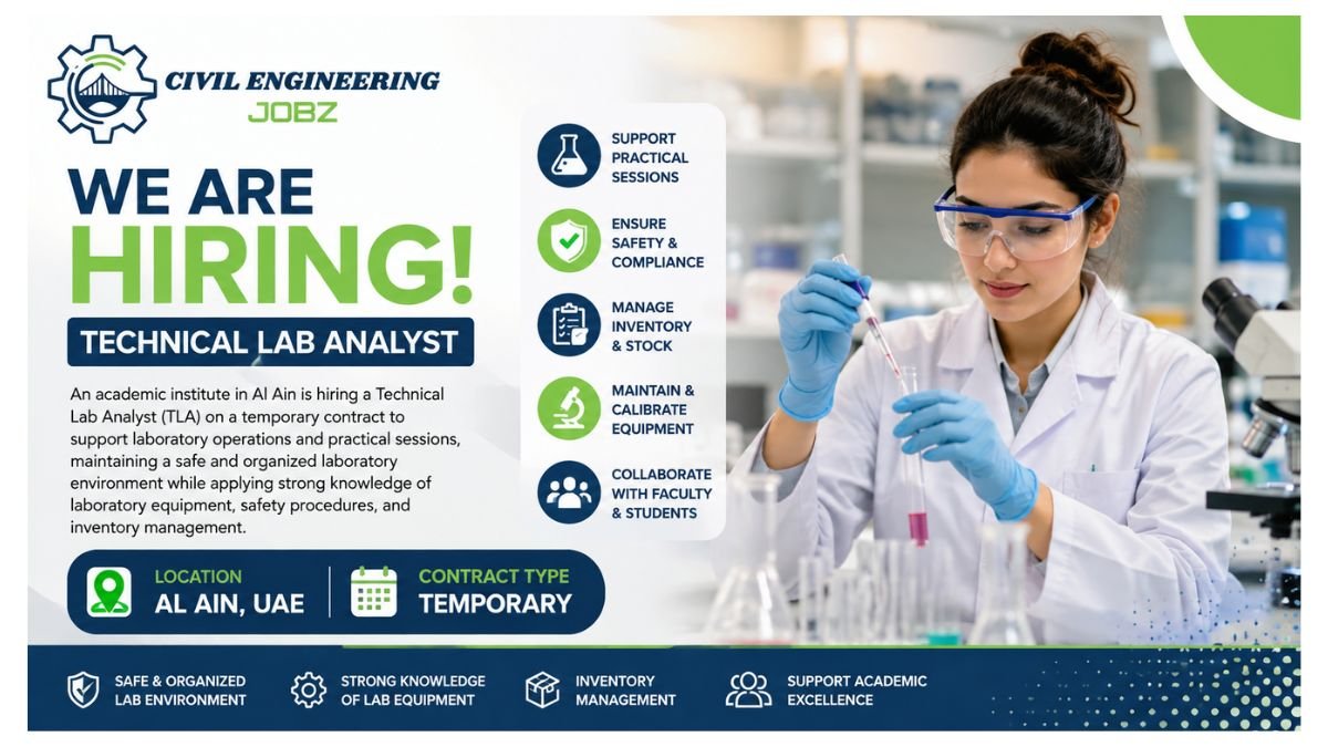 Technical Lab Analyst Jobs Al Ain UAE 2026
