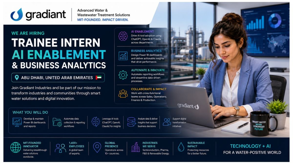 Trainee Intern AI Enablement Jobs Abu Dhabi UAE 2026 