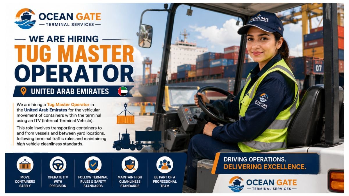 Tug Master Operator Jobs UAE 2026