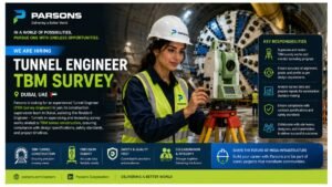 Tunnel Engineer TBM Survey Jobs Dubai 2026