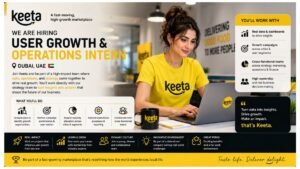 User Growth & Operations Intern Jobs Dubai UAE 2026
