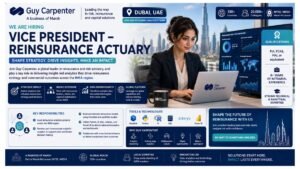 Vice President Reinsurance Actuary Jobs Dubai UAE 2026