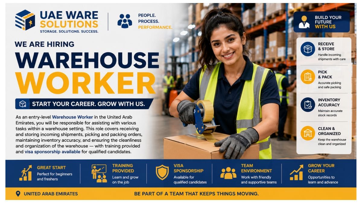 Warehouse Worker Jobs UAE 2026