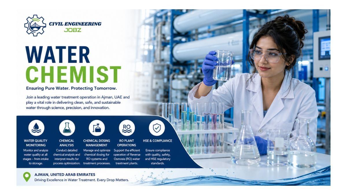 Water Chemist Jobs Ajman UAE 2026