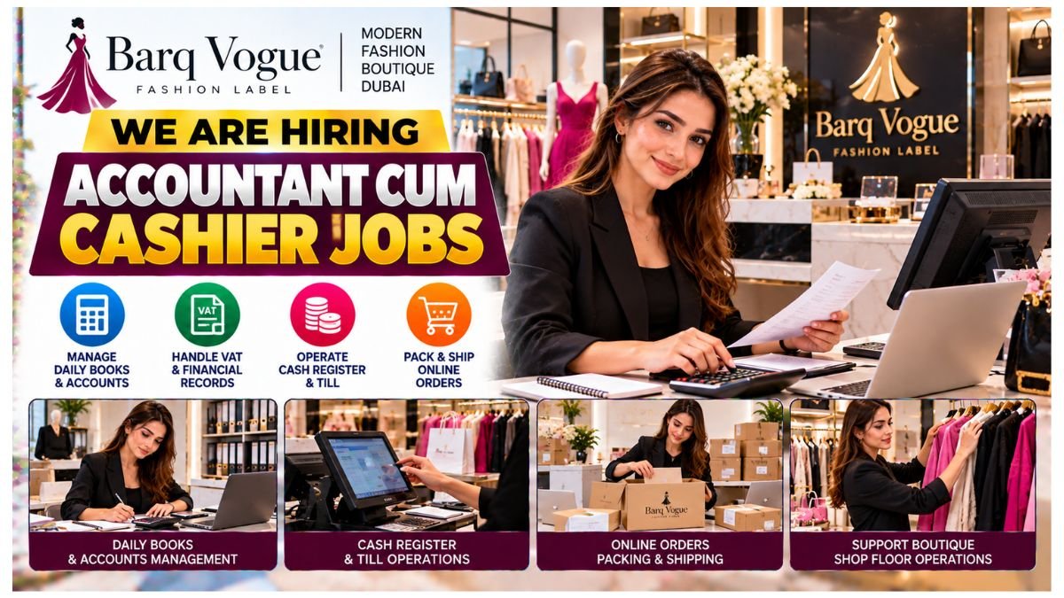 Accountant cum Cashier Jobs Dubai 2026