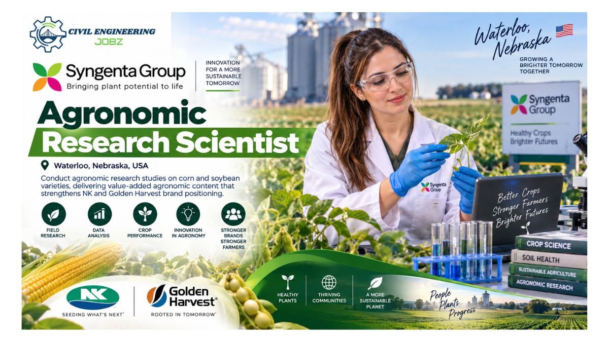 Agronomic Research Scientist Jobs Waterloo NE 2026