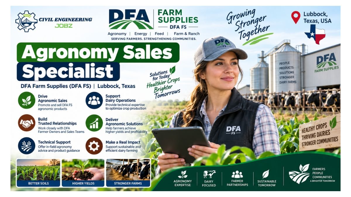 Agronomy Sales Specialist Jobs Lubbock TX 2026