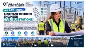 Assistant Resident Engineer Civil Substation Jobs Abu Dhabi UAE 2026