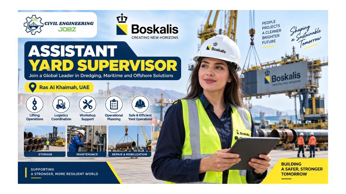 Assistant Yard Supervisor Jobs Ras Al Khaimah UAE 2026