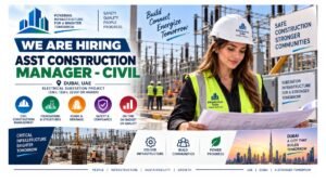 Asst Construction Manager Civil Jobs Dubai 2026