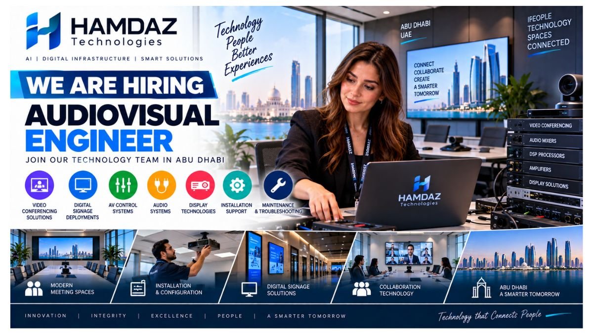 Audiovisual Engineer Jobs Abu Dhabi UAE 2026