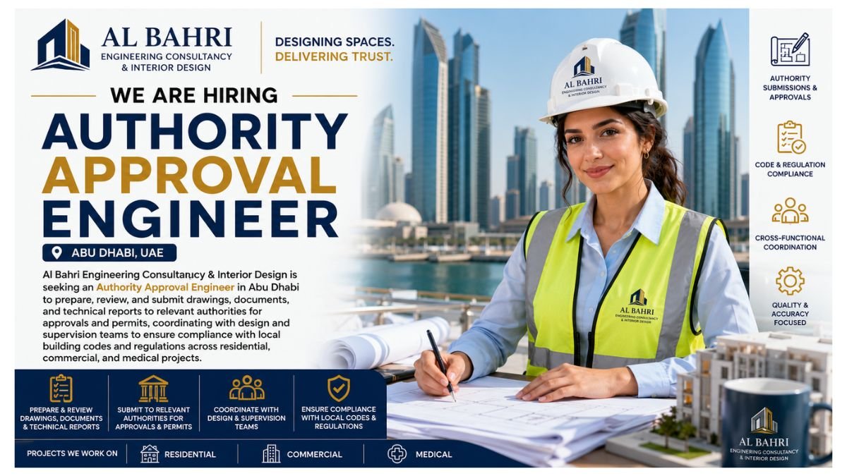 Authority Approval Engineer Jobs Abu Dhabi UAE 2026