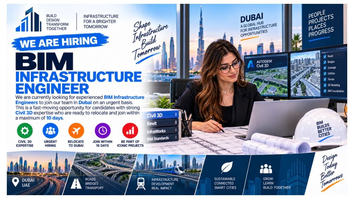 BIM Infrastructure Engineer Jobs Dubai 2026 