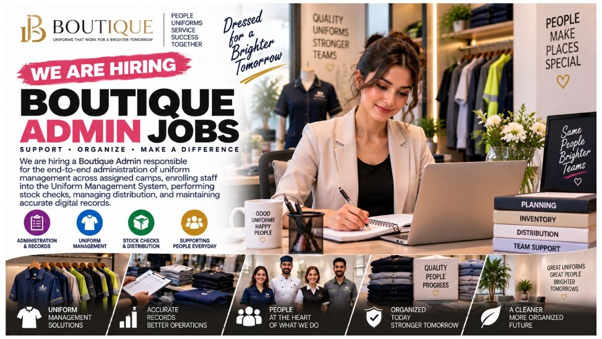 Boutique Admin Jobs UAE 2026