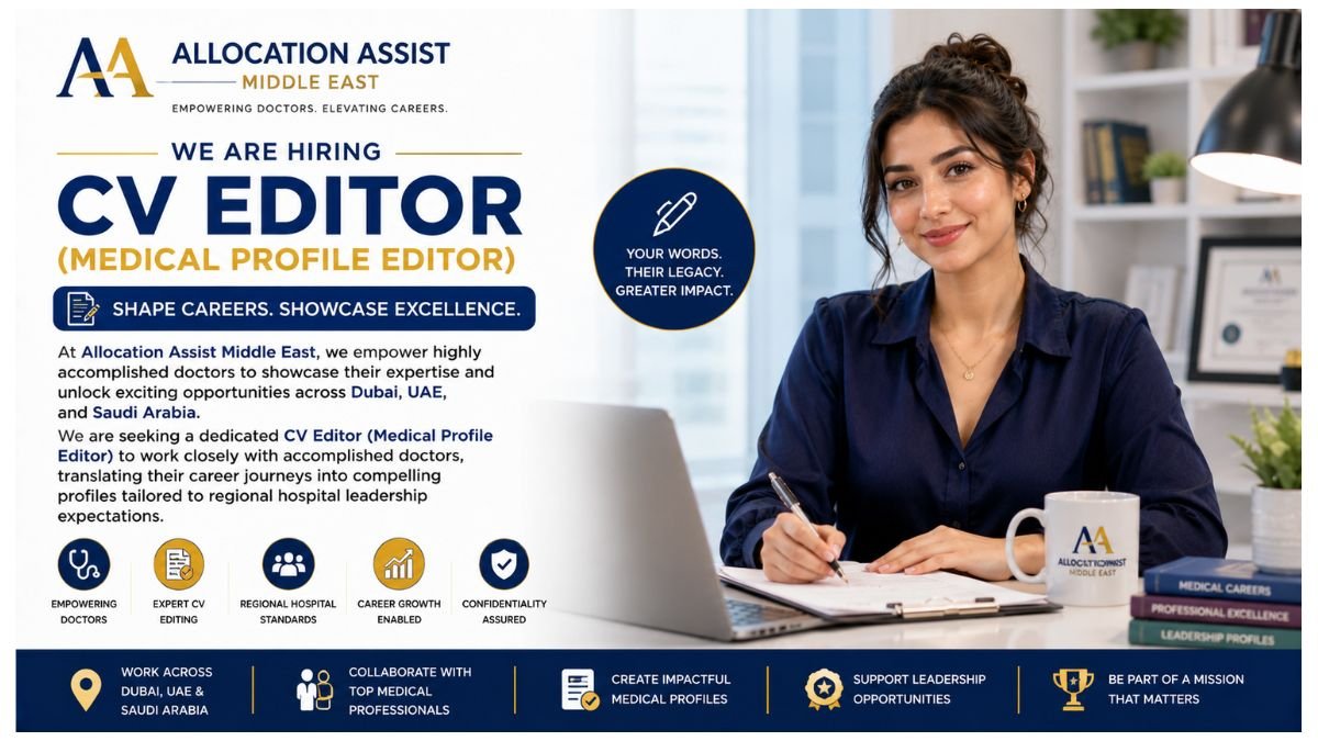 CV Editor Jobs UAE 2026