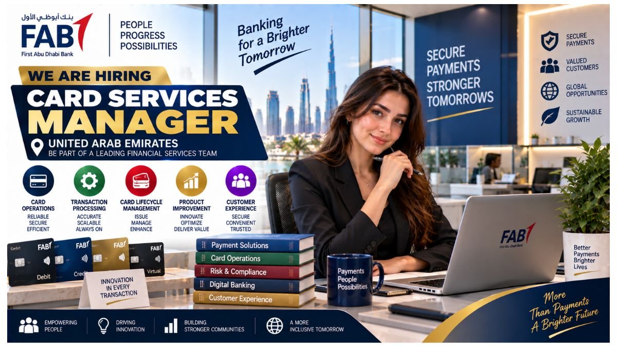 Card Services Manager Jobs UAE 2026
