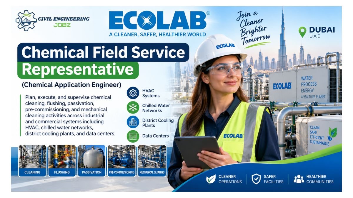 Chemical Field Service Representative Jobs Dubai 2026