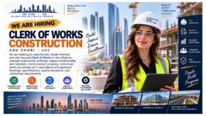 Clerk of Works Construction Jobs Abu Dhabi 2026