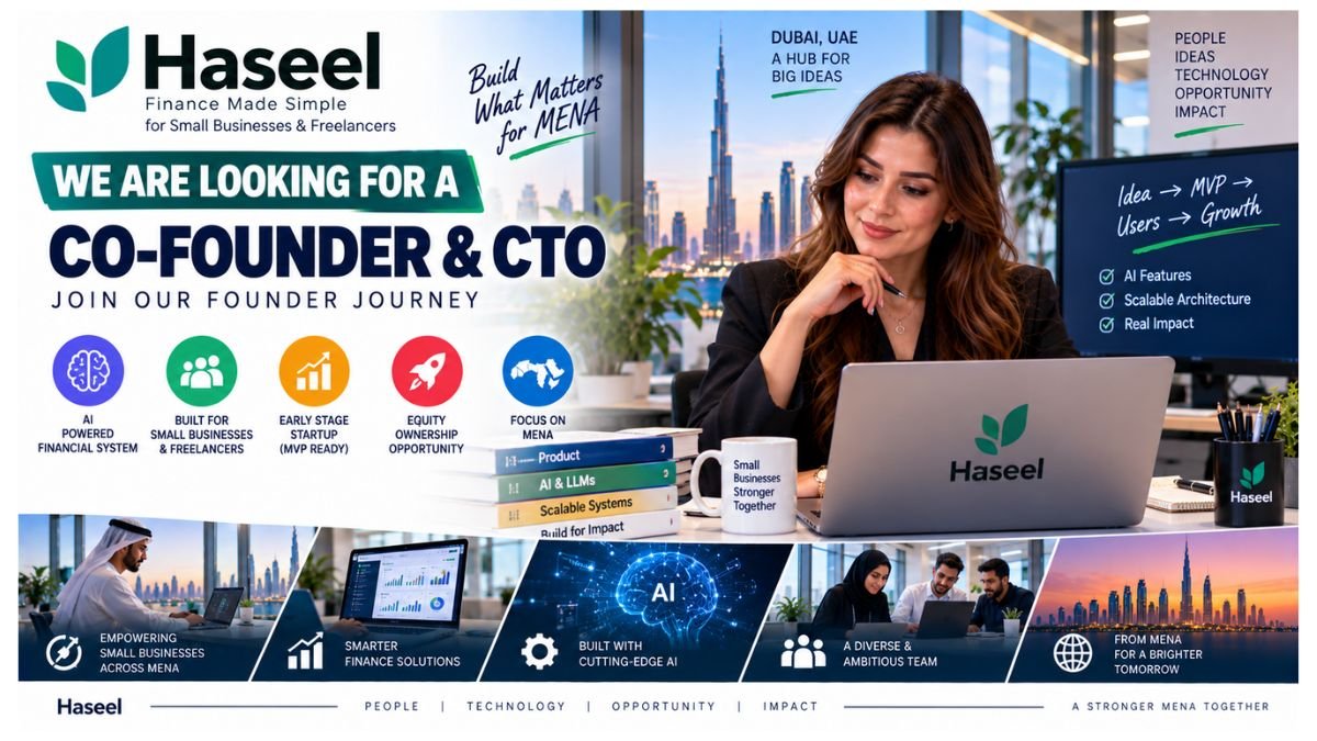 Co-Founder CTO Jobs Dubai UAE 2026